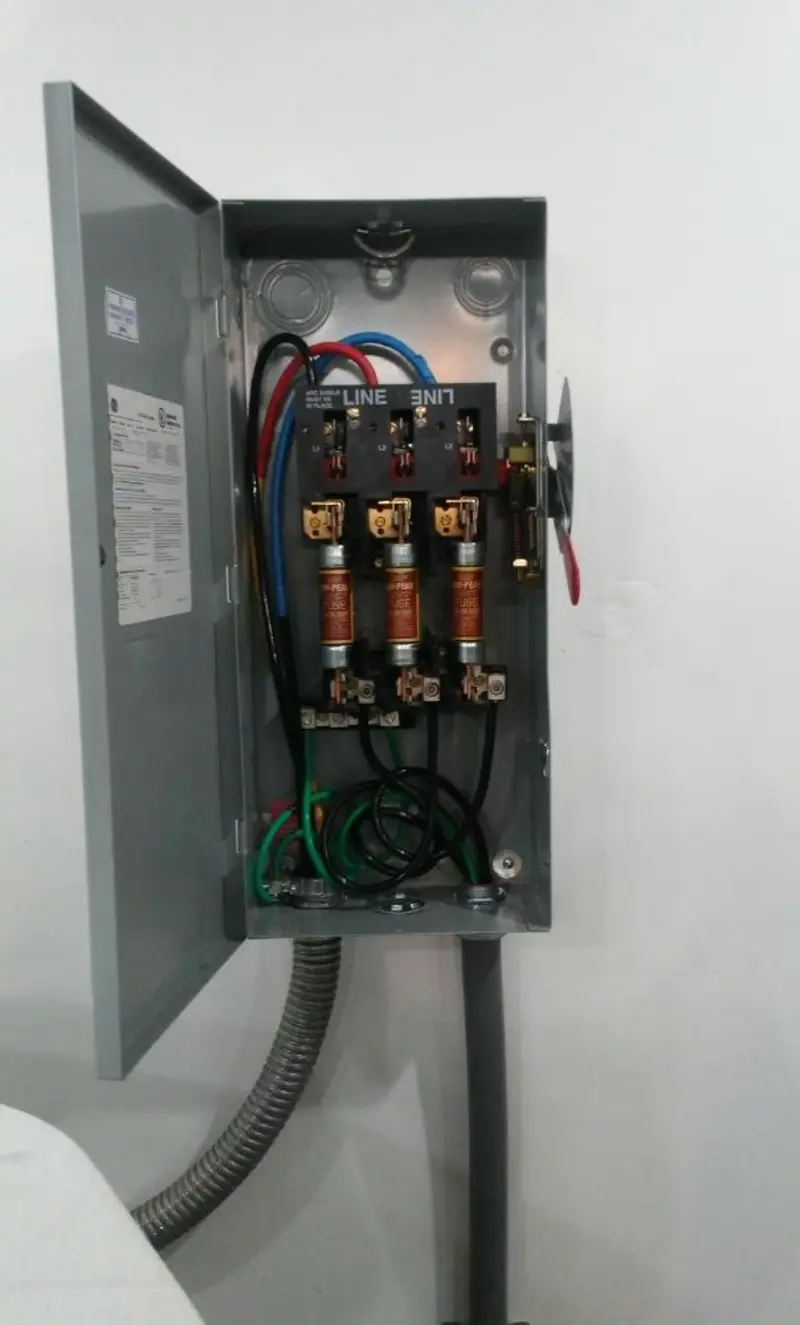Three-phase disconnect switch installed for Electrical Wiring & Rewiring in Waverly